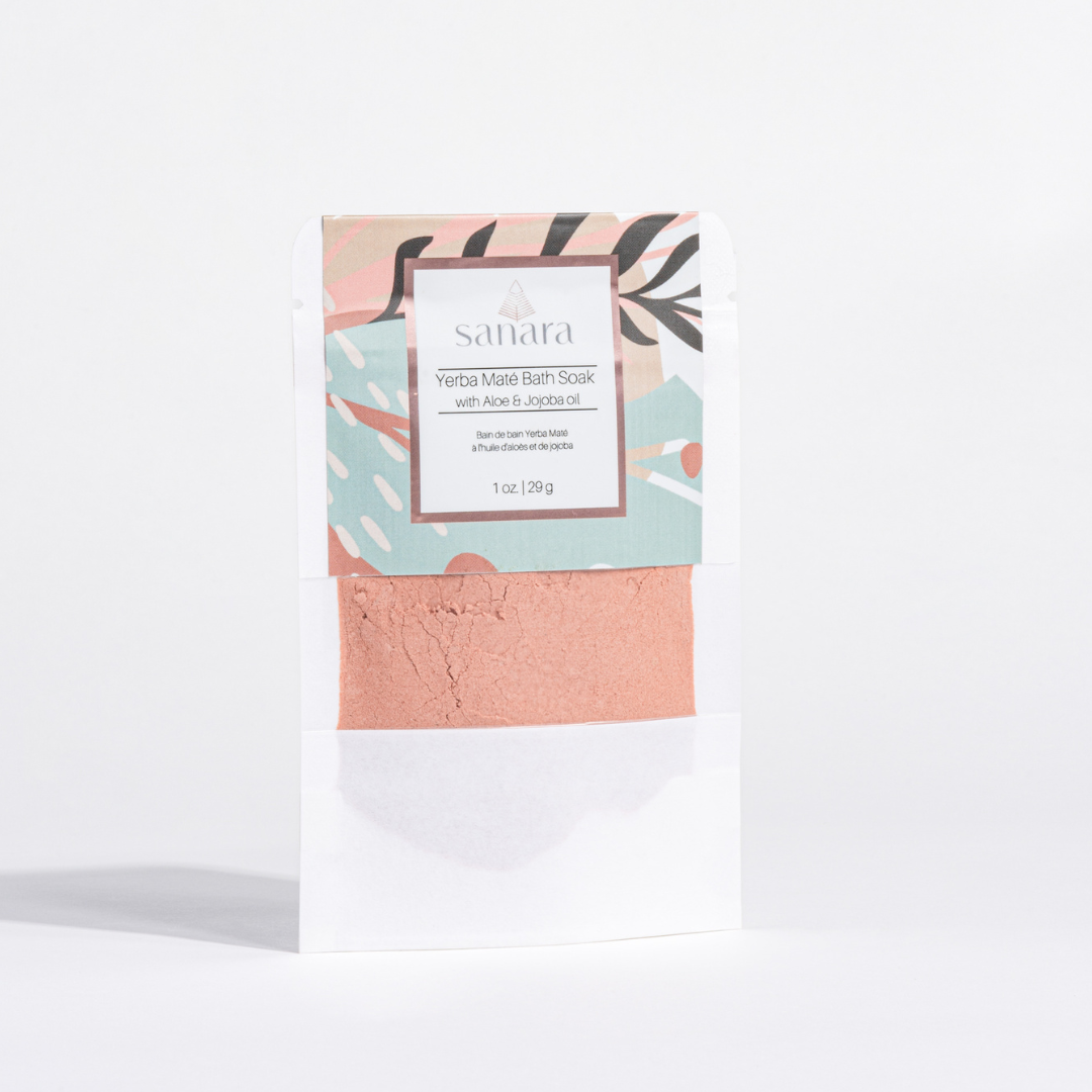 Yerba Maté Bath Soak with Aloe & Jojoba oil – Sanara Skincare